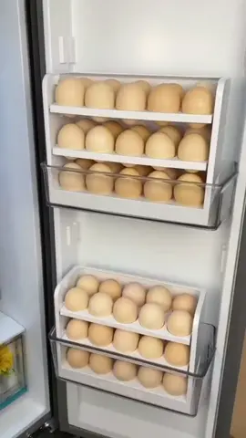 #egg#eggstorage #refrigerator  Eggs are placed in the fridge like this, neat and fresh❤❤do u like it 🤭🤭follow me know more goods