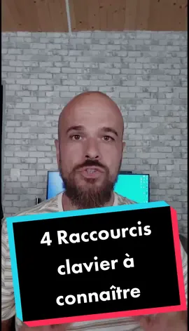 4 raccourcis clavier avec la touche windows à connaître absolument #windows #pc #astuce #lifehacks #ordinateur #tech