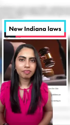 New #Indiana laws: The legislative session ended in March but many laws go into effect July 1.  Reporting by Kaitlin Lange. #politics #gunlaws #vape #abortion #transsports #newstiktok