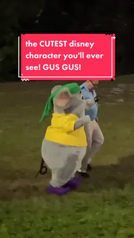 HANDS DOWN the cutest disney character you will EVER SEE. 🐭 #gusgus #rundisney #disneyworld #fyp #viral #disney @disneyparks