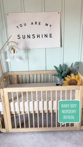 baby boys nursery reveal // sunshine + desert themed. #nursery #nurserydecor #babyboy #baby #nurserytour #nurserydesign #nurseryreveal