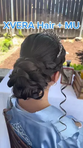 #hairandmakeup #hairbyme #hmua #mua #mualifestyle #updo #upstyle #peinadodenovia #bridalhair #quinceanera #quinceaneravideos