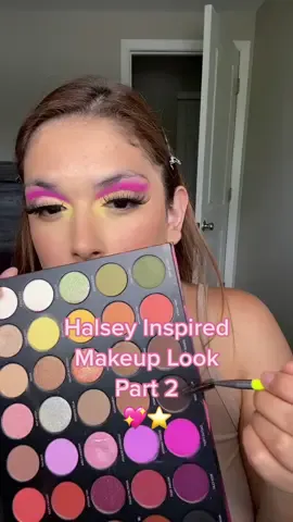 @morpheofficial @wetnwildbeauty @Physicians Formula @benefitcosmetics @elfyeah #makeuptutorial#makeupvideos#fyp#halseyinspired#halsey#halseyfan#makeuplooks#neon#pastel#neonhotpink#pastelyellow#followformorevideo