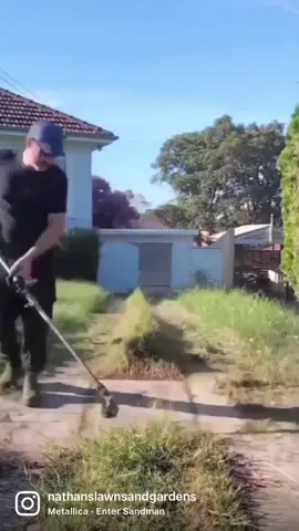 Mow on 🤘 #nathanslawnsandgardens #lawncare #asmr #oddlysatisfying #viraltiktok @metallica