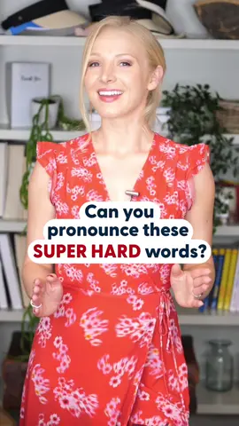 Can you pronounce these SUPER HARD words correctly? #britishenglish #learnenglish #LearnOnTikTok #pronunciation