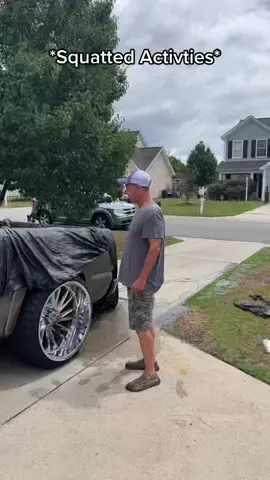 Y'all fr gotta see this #trucks #carolinatrucks #chevy #ford #carolinasquat #squattedtrucks