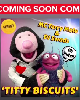 Coming Soon the fabulous new single from Terry Mole and Swads it’s ‘Titty Biscuits’ music by @spraypopmusic  #tittybiscuits #terry #mole #swads #popmusic #single #merch #merchandise #merchandising #character #characters #favorite #favourite #redbubble #puppets #puppet #puppetbuilder #puppetbuilding #puppeteer #puppetmaker #puppetry