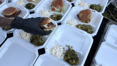 Thxs to ur donations we have been able to keep these meals going even thru the pandemic. Ur donations help us pay @homiemadecatering Saturday service.
