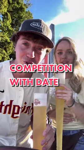 Baseball game shenanigans #50Dates50States #fyp #baseball #datenight #dating #beer #fyp