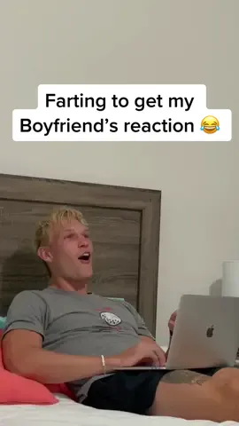 We were literally filming another video and this happened 😂💨 #hunnaxlib #couplescomedy #funnyy #reaction #fyp #foryou #boyfriend #prank