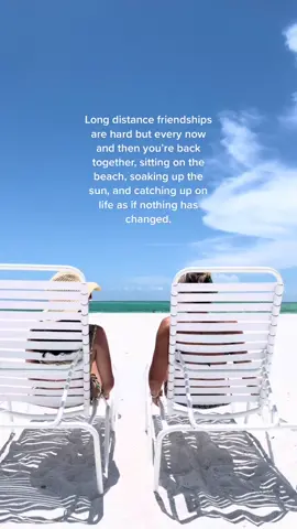 best kind of friendship 🤍 @Morgan #longdistancefriendship #beach #friendship