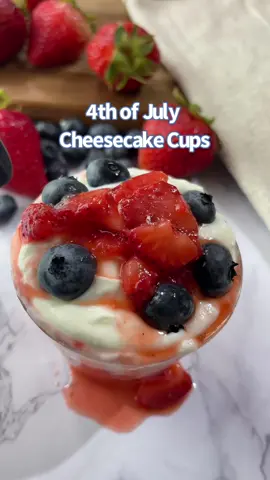 4th of july keto cheesecake cups #lowcarb #dessert #healthy #recipes