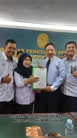 Selamat dan sukses kepada Pengadilan Agama Mojokerto atas peningkatan kelas dari 1B menjadi 1A. @humasmahkamahagung #pengadilanagamamojokerto #pengadilanagama #mahkamahagung