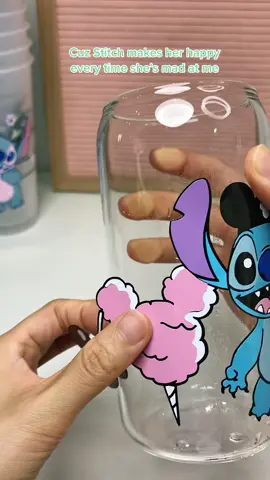 The boy sent her a stitch stuff everytime she’s mad😍🥺And it works!#liloandstitch #stitchobssesed #stitchlover #boyfriend #disneysnacks #glasscan #glasscup #customgifts #giftforher #giftideasforher @sugarmilkangel
