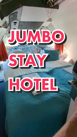 Would you spend a night at the Jumbo Stay Hotel? #aviation #airport #hotel