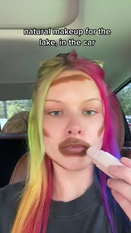 Get ready with me in the car, for the lake 🌞💦 #lake #mexican #contour