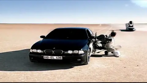 Landspeed (BMW M5 E39 Commercial - 2000) BMW M5 E39, ThrustSSC #bmw #m5 #m5e39 #v8 #thrustssc #advertising #carcommercials #Motorsport