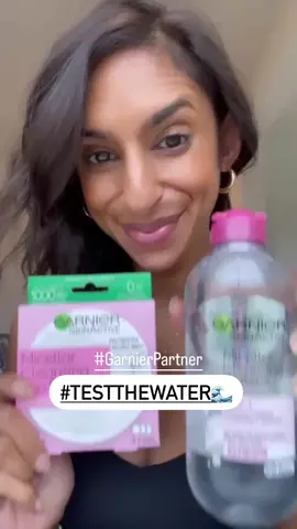 Putting the @garnierUSA All-in-One Micellar Water to the test! After letting Carter play Picasso on my face, his work wiped right off leaving my face cleansed and refreshed. Now it’s your turn to #testthewater🌊  #garnierpartner @GarnierUSA