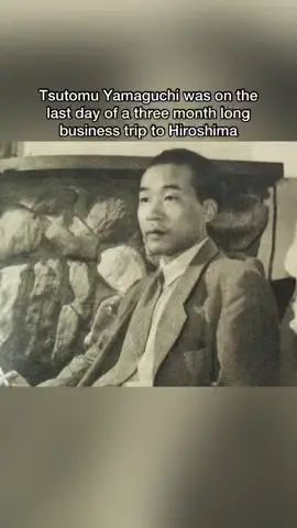 The radiation took its toll on Yamaguchi but he slowly recovered. He died in 2010 #history #Japan #Hiroshima #Nagasaki