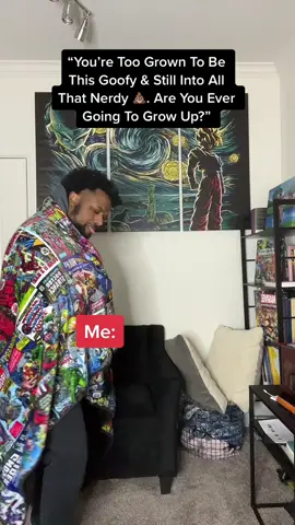 Let Me Take Yall To Nerdy Church😂 #blerd #foryou #foryoupage #fyp #blacknerd #comictok #animetok #nerd #marvel #mcu