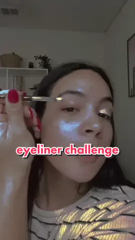 i blame the diy eyeliner 😂  #eyelinerchallenge #makeuptrends #PlutoTVIsFree #fyp