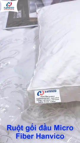 Ruột gối đầu Micro Fiber Hanvico dùng trong các khách sạn 5 sao. Vào giỏ hàng trên Tiktok Shop để mua hàng. #hanvico