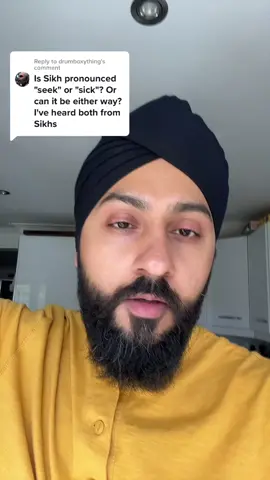 Replying to @drumboxything pronunciation of Sikh #sikh #sikhi #sikhism #language #culture #etymology #linguistics