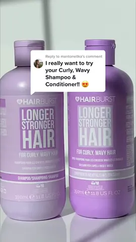 Replying to @mantonellka  Reply to @mantonellka  Our Shampoo & Conditioner for Curly, Wavy Hair is Curly Girl Method Approved ✔️👏🏼💗 #CurlyHairHacks #Hairburst #BestShampoo #CurlyWavyHair