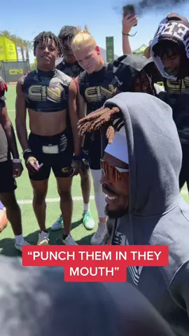 This pregame speech from Cam 🔥 #camnewton #coach #pregame #huddle #football #7v7 #camnewton7v7 #team