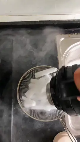Dry ice = natural fog
