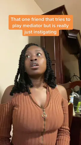 Like sis you making the situation worse🥴, its giving you wanna see a fight. #micheleok #pov #instigator #mediator #thatonegirl #thatonefriend #girlsbelike #nyc