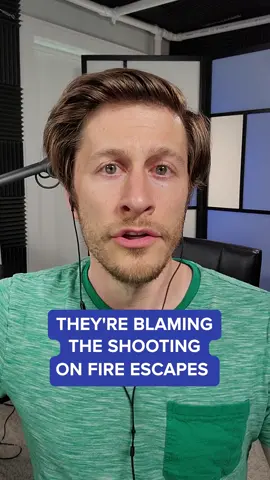 They're blaming the shooting on fire escapes. #uvalde #highlandpark #tedcruz #guncontrol #davidpakman #foryoupage