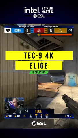 Elige Tec-9 4k #ESL #gaming #iem #cologne #csgo #counterstrike #cs #csgohighlights #csgomoments #csgoclips #competitivegaming #twitch #teamliquid