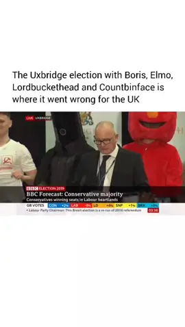 The Uxbridge election with Boris, Elmo, Lordbuckethead and Countbinface is where it went wrong for the UK