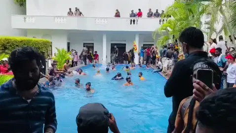 The Underground Colombo 2k22🤘🏻🔥 location-President House 🇱🇰 Sponsored by-Gotabaya Rajapaksha and People all over the Country ☮️❤️ Entrance Free🙏🏻☮️❤️ #july9th #gotagohome2022 #srilanka #aragalaya #presidenthouse #presidenthousesrilanka #poolparty #deephouse #peace #dj #vibe #srilankatiktok