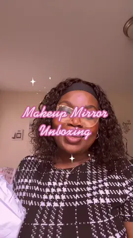 Amazon Makeup Mirror Unboxing #totallymicka #jamaicantiktok🇯🇲viral #makeupmirror #savycomfort #SelfCare #blackgirlmagic