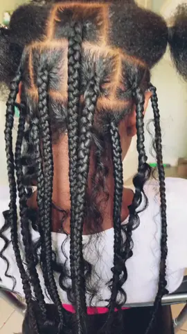 Bohemian knotless braids #knotlessbraids  #braidstyles  #blackgirlhair