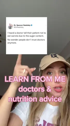Actually, dont blindly trust anyone lol. But doctors are seen as the top of the top & sadly you cant just trust them all 🥲 #nutrition #nutritiontip #healthylifestyle