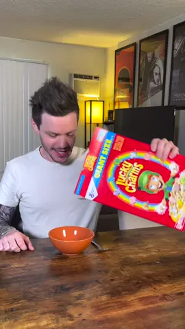 The correct way to eat Lucky Charms 🥣😌 #fyp #foryou #foryoupage #cereal #luckycharms #breakfast #skit #loop