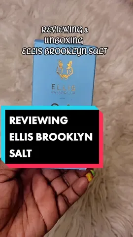 REVIEWING @ellisbrooklynofficial SALT.  BEACHY perfume without coconut. more videos here 👉 @herfragrancetv #perfumeinfluencer #tiktokperfumereviewer #fragfam