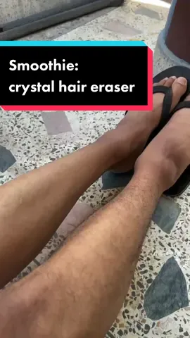 Smoothie: Crystal Hair Eraser for Men and Women. Easy, Painless, no Mess, no Waste. Environmentally Friendly. Soft Silky Skin All Year Round! #smoothie #fyp #haireraser #trending #foryoupage #musthave #viral #hairremover #skincare #strawberryskin #smoothskin #tiktoknepal