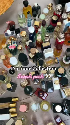 A little glimpse of my perfume collection 🤭 #perfumetiktok #perfumetok #fragrance