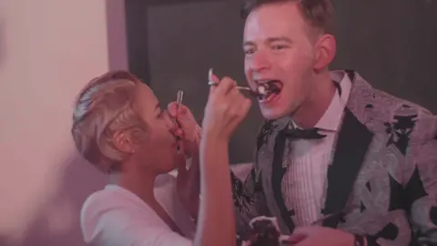 Hey everyone this is the wedding video  our photographer made. I just unearthed it while clearing out archives and I will post it in its entirety. @𝕳𝖆𝖓𝖓𝖆𝖍 𝕾𝖚𝖓𝖌 love you honey.