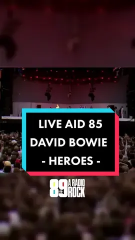 A participação do David Bowie no Live Aid de 1985, um festival memorável! #entretênews #tiktoknotícias #diadorock #diamundialdorock #13dejulho #aradiorock #vivaorock #davidbowie #heroes #liveaid #85
