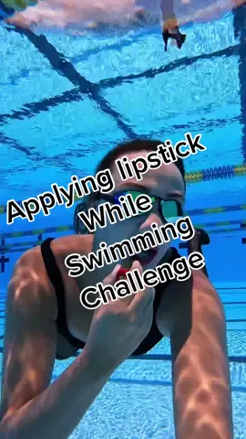 Replying to @emmyplacencia2 i guesss i tried 😭this was so heard lol , next time  i will do better 💄 #underwater #mermaid #lipstickchallenge #makeup #makeupartist