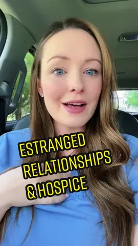 Estranged relationships and hospice are more common than you think. We don’t judge you, I promise. We see it very frequently. #hospice #nocontact