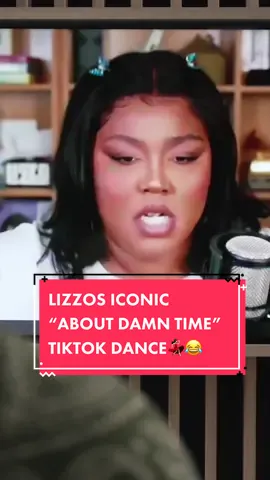 Lizzo gives Teddy some tips on how to do the #Aboutdamntime TikTok Dance. 😭 Full interview drops on JULY 15 on our youtube channel! #Lizzo