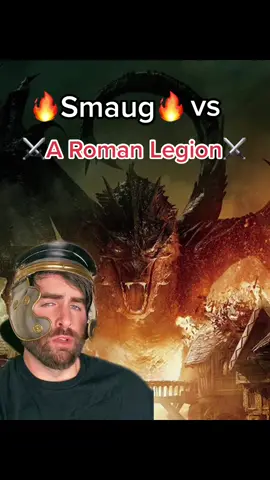 I’m assuming we’re talking Late Republic legions here, let’s say Julius Caesar’s army fresh from their campaigns in Gaul #smaug #hobbit #thehobbit #lotr #tolkientok #lordoftherings #dragon #roman #romanhistory #ancientrome #ancienthistory