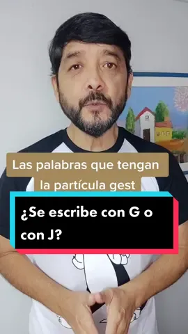 ¿Se escribe con G o con J? #tiportografico #ortografia #EduTok #fyp #fypシ #parati #foryou #foryoupage #goj