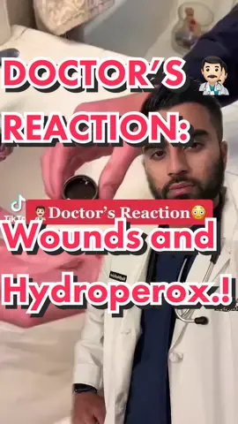 And know yall know :) #doctorsreaction #TikTokTaughtMe #tiktokdoctor #wound #cut #burn #hydrogenperoxide #cleanaf #internalmedicine #surgeon #physician #PrimeDayDreamDeals